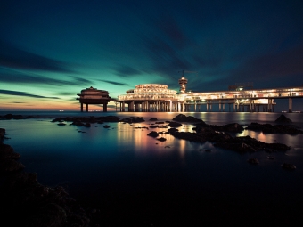 Scheveningen Pier at Night